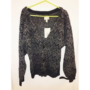 Urban Outfitters Patterned Cardigan NWT
